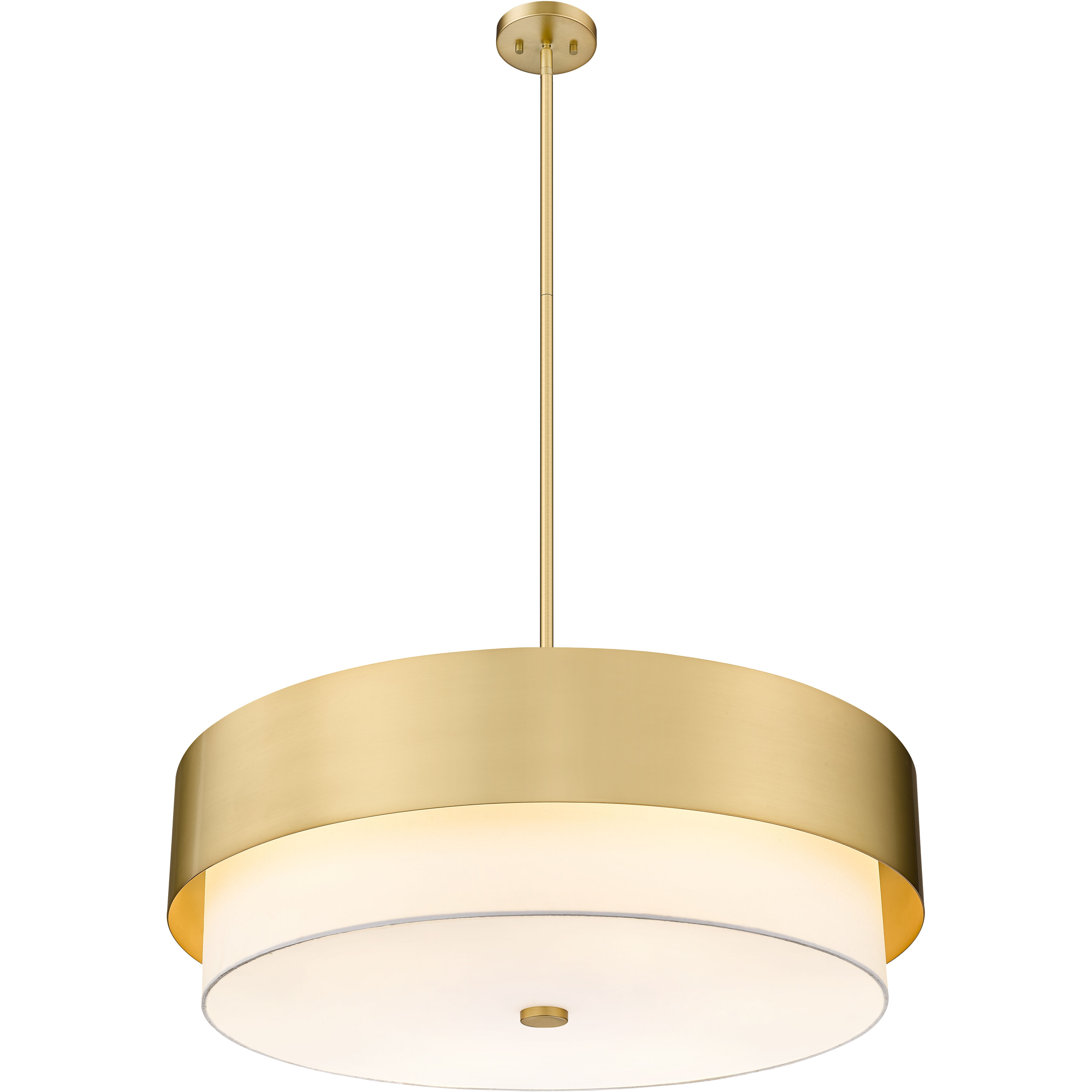 Counterpoint 6 Light 31.5 inch Modern Gold Chandelier Ceiling Light