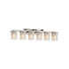 Fusion 45.25 inch Brushed Nickel Bath Bar Wall Light