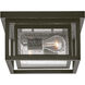 Coastal Elements Republic 11 inch Oil Rubbed Bronze Outdoor Flush Mount, Estate Series