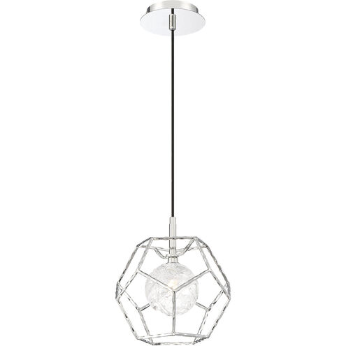 Norway LED 10.75 inch Chrome Mini Pendant Ceiling Light