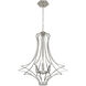 Grace 4 Light 22 inch Polished Nickel Chandelier Ceiling Light