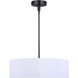 Carmynn LED 22.25 inch Black Chandelier Ceiling Light