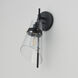 Finch 1 Light 5.75 inch Dark Bronze and Antique Brass Wall Sconce Wall Light in Seedy, Dark BronzeandAntique Brass