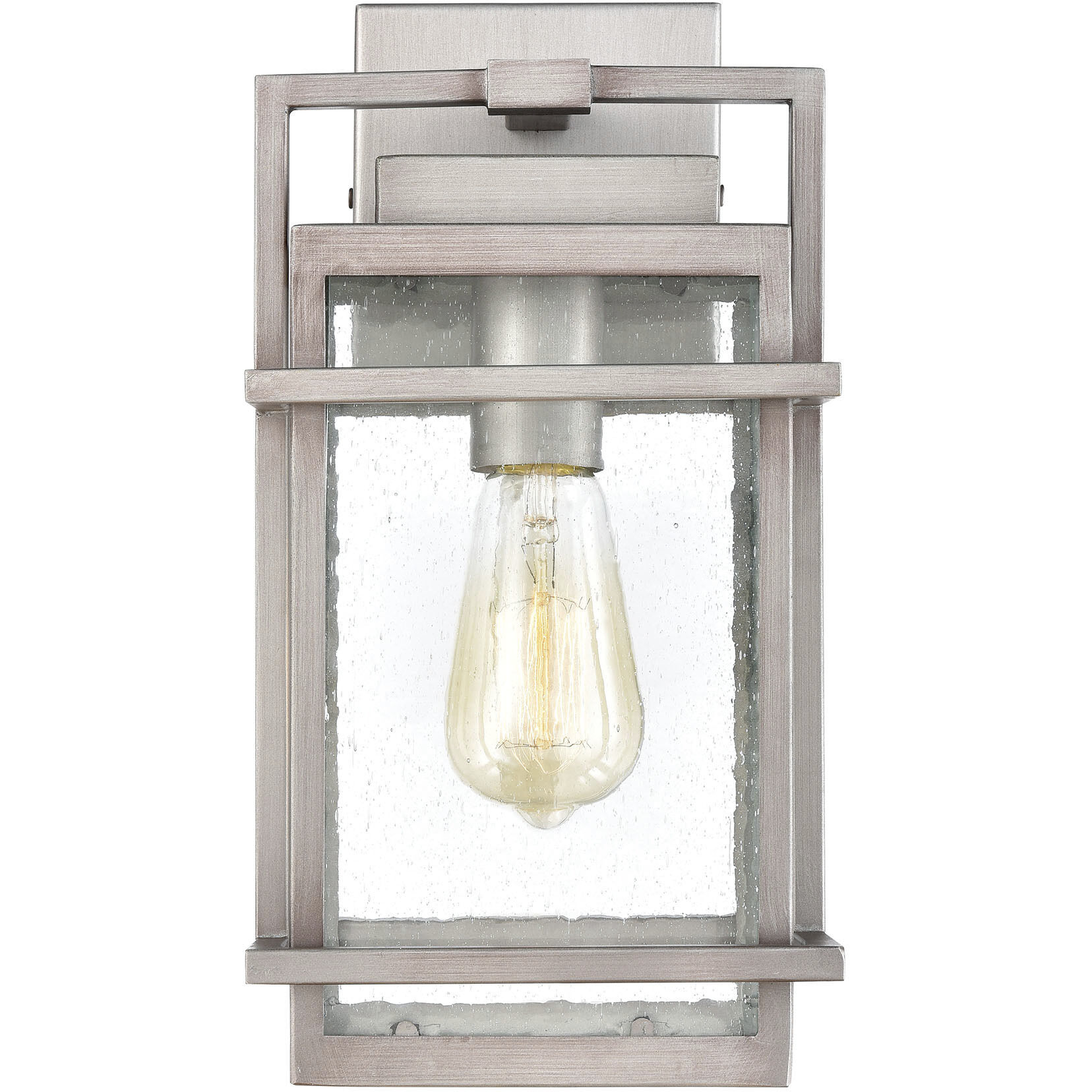 Breckenridge 1 Light 14 inch Weathered Zinc Outdoor Wall Sconce