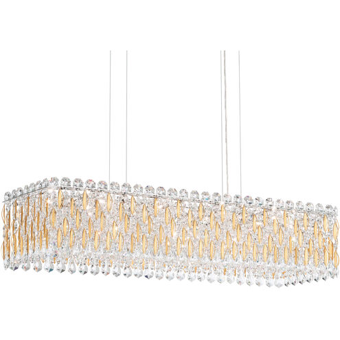 Sarella 13 Light 36.5 inch Heirloom Gold Linear Pendant Ceiling Light in Heritage