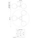Alora Mood Nouveau 3 Light 25.88 inch Matte Black Semi Flush Mount Ceiling Light