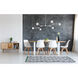 Zayne 6 Light 49 inch Chrome Pendant Ceiling Light