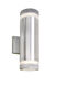 Lightray 2 Light 4 inch Brushed Aluminum Wall Sconce Wall Light