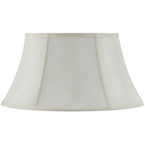 Swing Arm Eggshell 16 inch Shade Spider, Vertical Piped