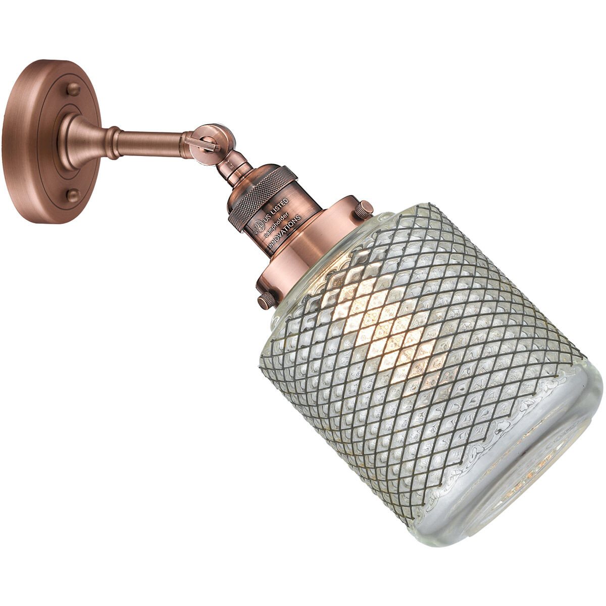 Franklin Restoration Stanton 1 Light 6 inch Antique Copper Sconce Wall Light, Franklin Restoration