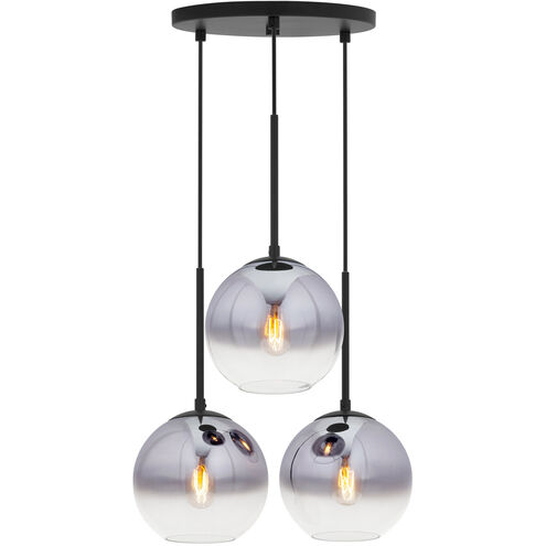 Callisto 3 Light 15 inch Black Pendant Ceiling Light