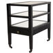 Lesly 26 X 24 inch Distressed Black Side Table