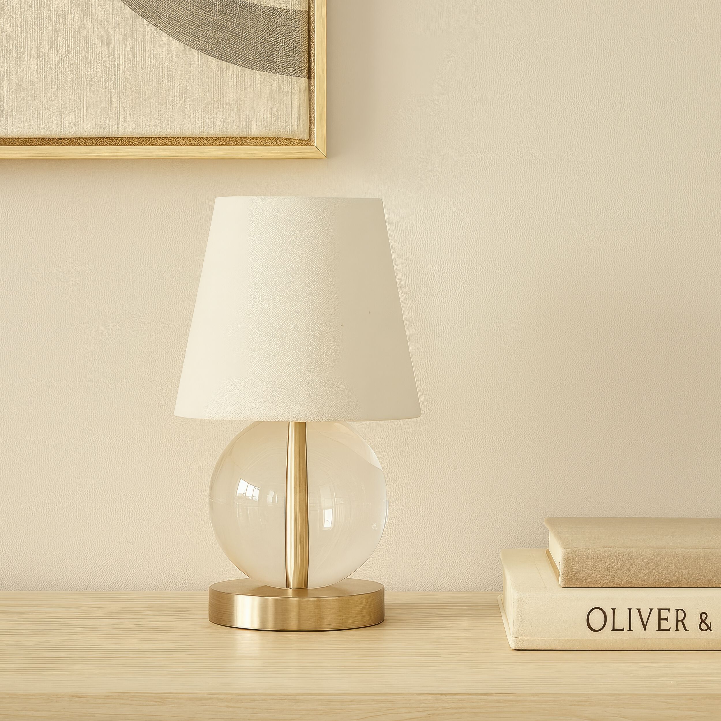 Mona & Lisa 11.25 inch 5 watt Antique Bronze Table Lamp Portable Light