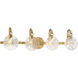 Addison 4 Light 32 inch Warm Brass Bathroom Vanity Light Wall Light