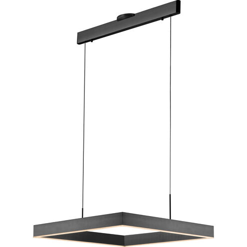 Prometheus 24 inch Satin Dark Gray Pendant Ceiling Light