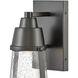 Coastal Elements Miles LED 12 inch Black Outdoor Wall Mount Lantern