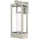 Delancey 1 Light 18.88 inch Brushed Nickel Outdoor Post Top Lantern
