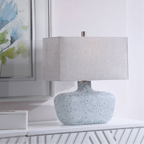 Matisse 25 inch 150 watt Textured Glass Table Lamp Portable Light