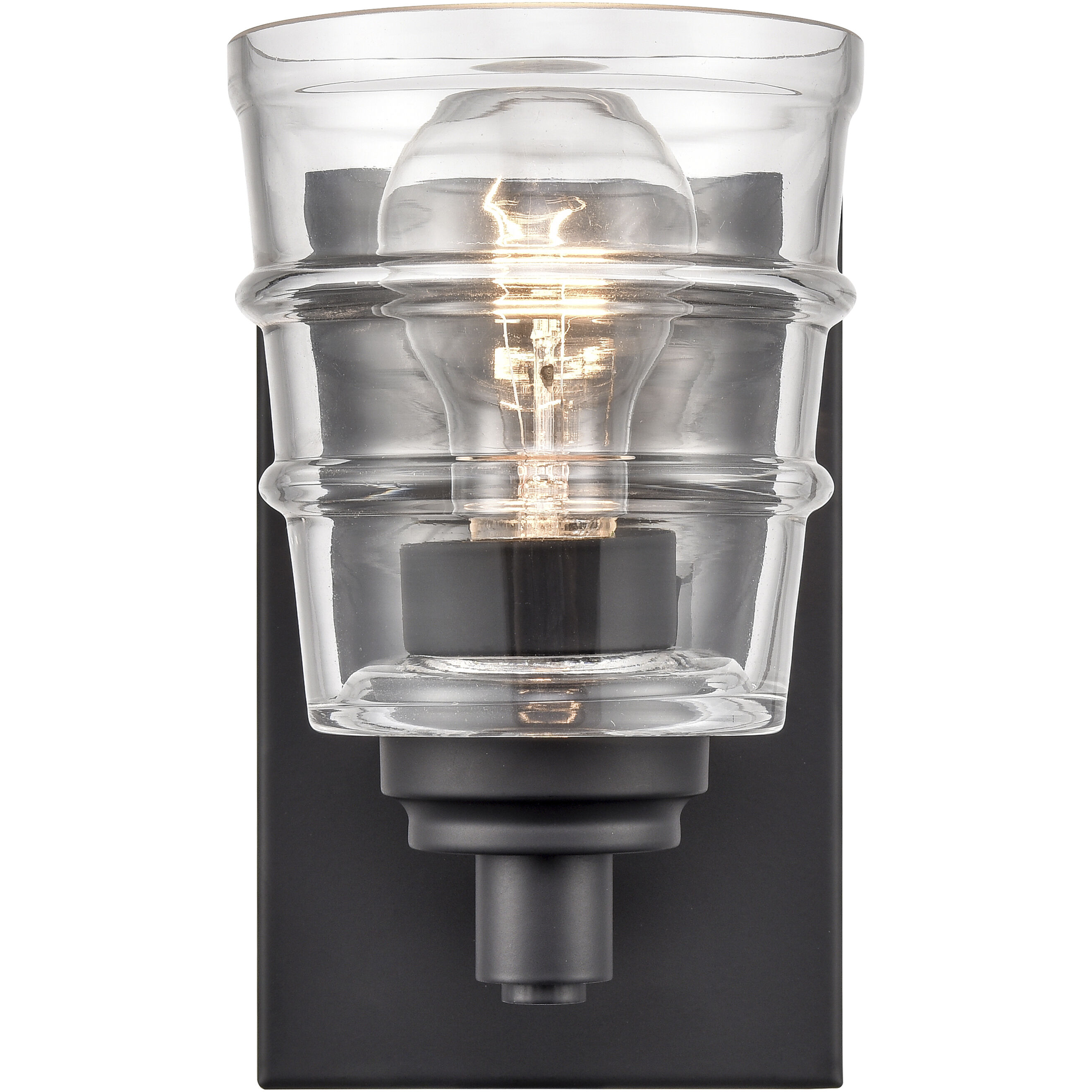 Pulsate Vanity Light Wall Light in Matte Black