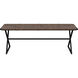 Elon Vintage Cognac Leather Bench