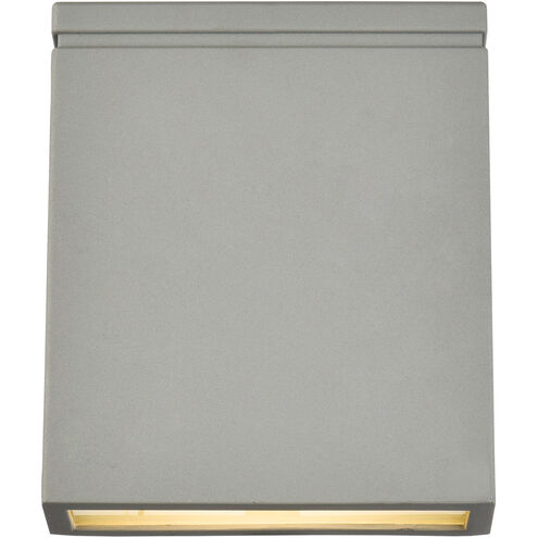 Raine 7 inch Silver Outdoor Wall Light