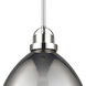 Somerville 1 Light 12 inch Polished Nickel Pendant Ceiling Light