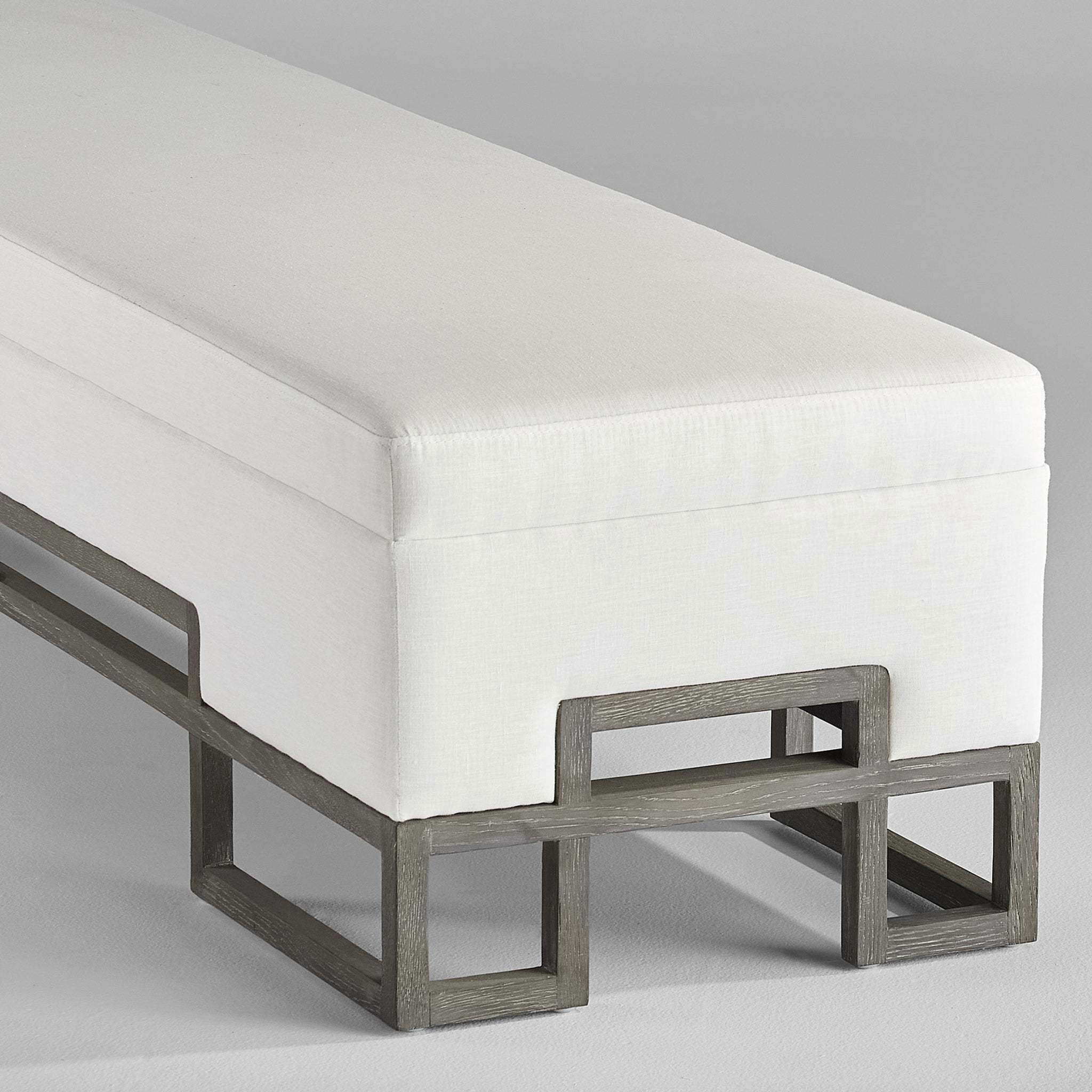 Vanora White Bench