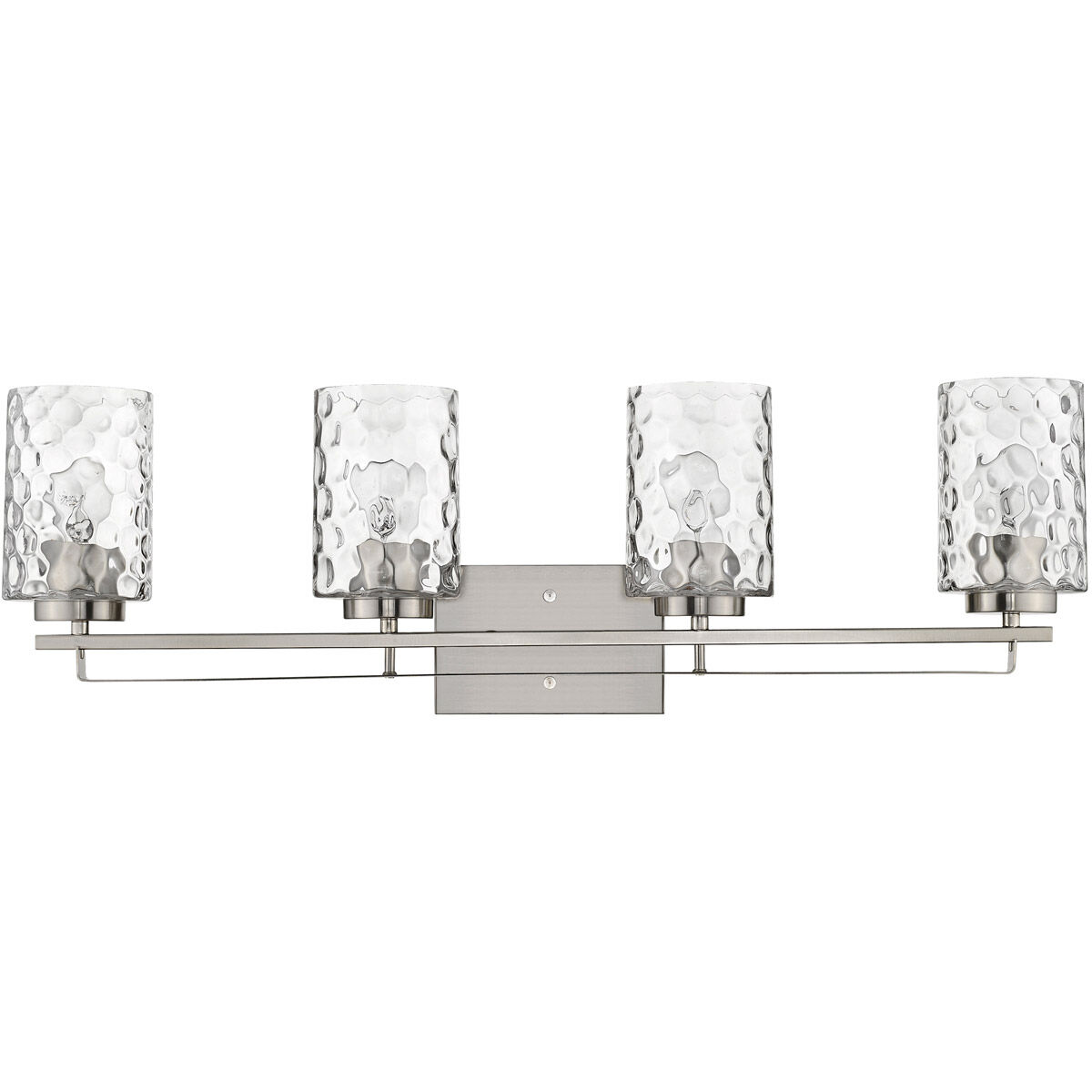 Livvy 4 Light 33 inch Satin Nickel Vanity Light Wall Light