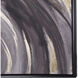 Cyclone I Black-White-Grey Multi-Color with Gold Foil Wall Art