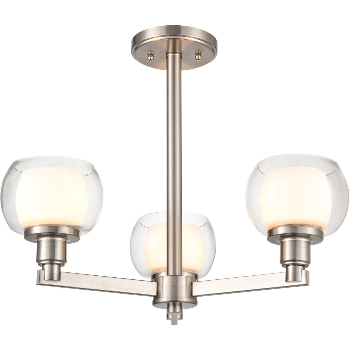 Cairo LED 19.63 inch Satin Nickel Pendant Ceiling Light