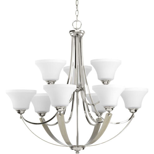 Vanora 9 Light 34 inch Polished Nickel Chandelier Ceiling Light, Design Series