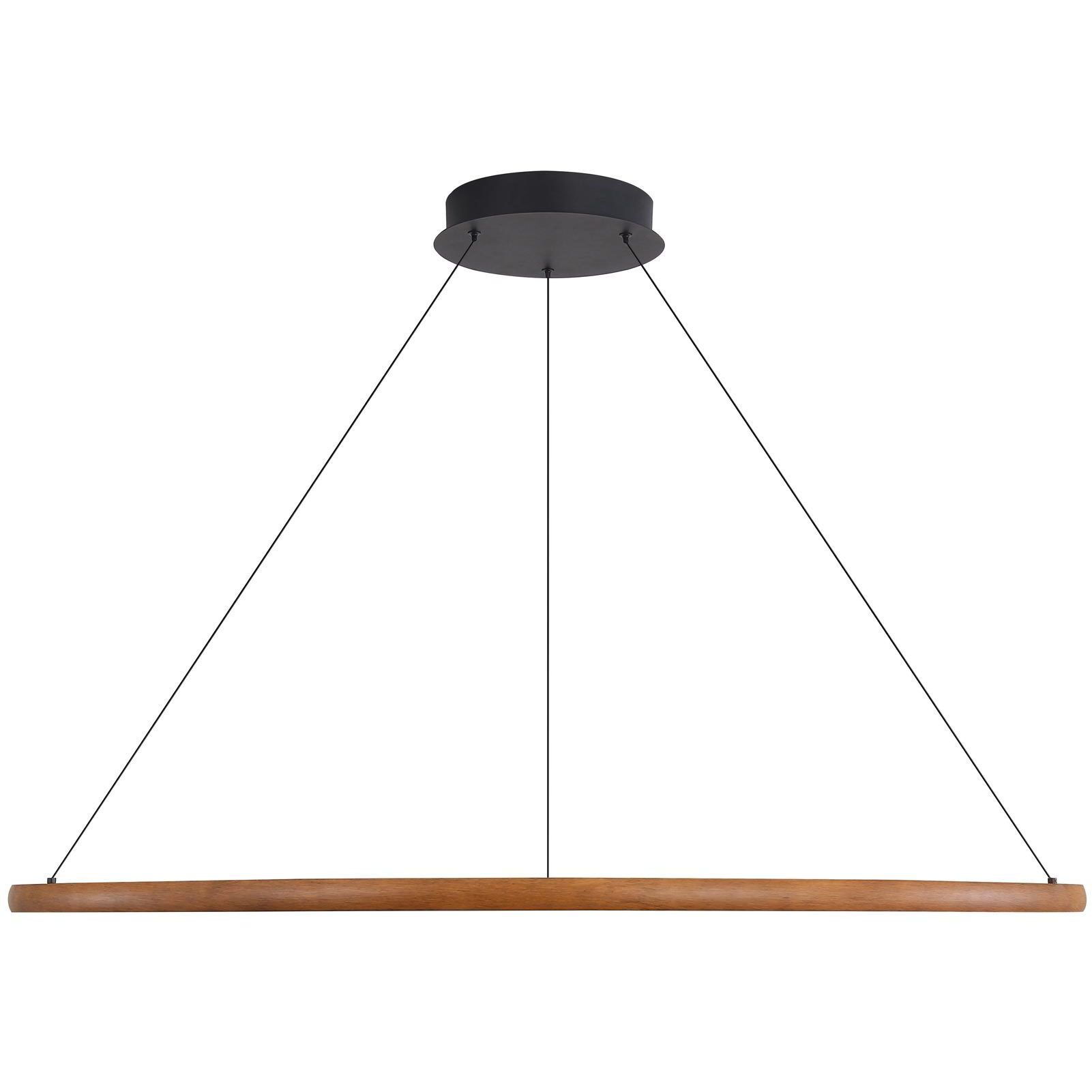 Veritas LED 47.25 inch Walnut Chandelier Ceiling Light