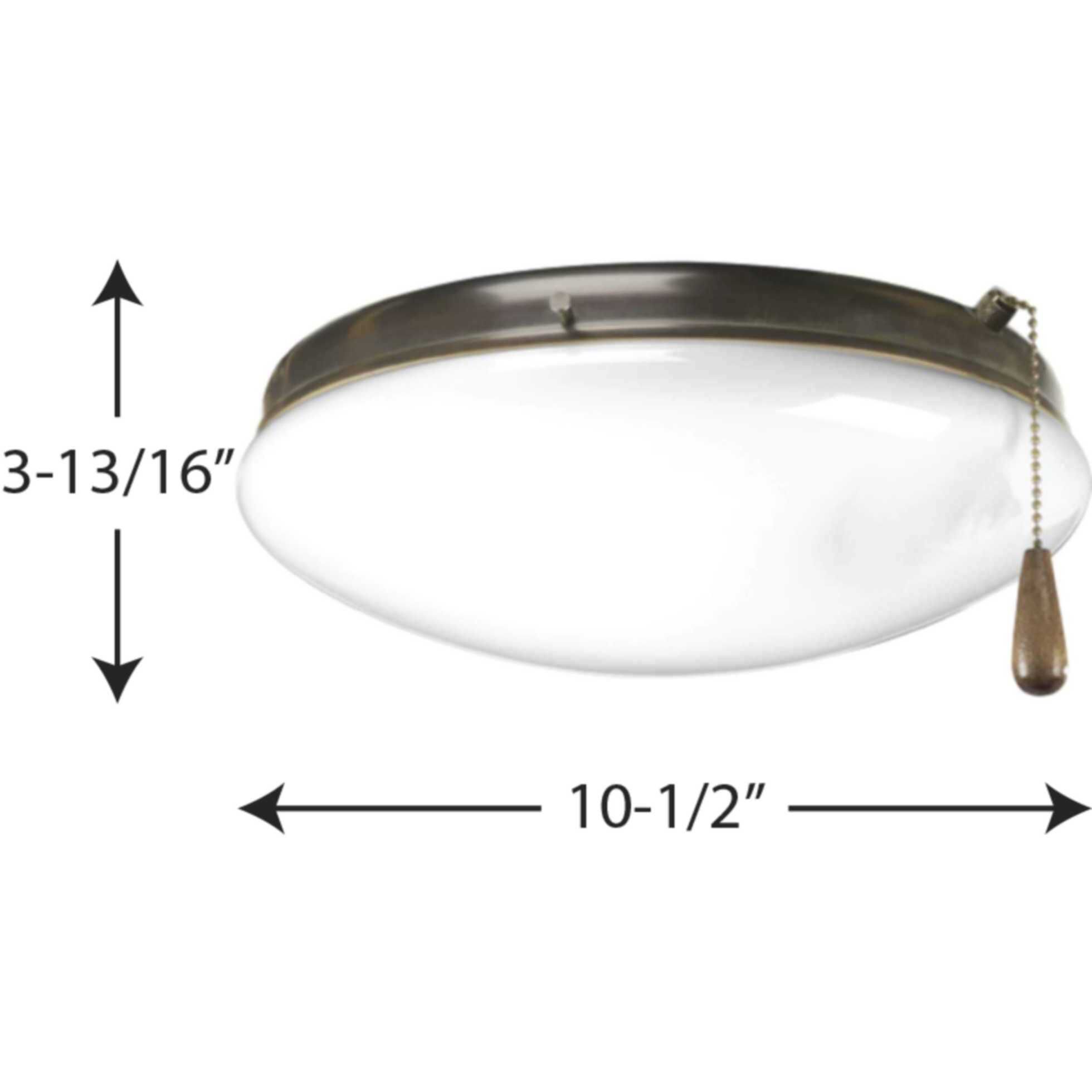 AirPro LED Antique Bronze Fan Light Kit