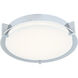 Matrix LED 11.8 inch Chrome Flush Mount Ceiling Light