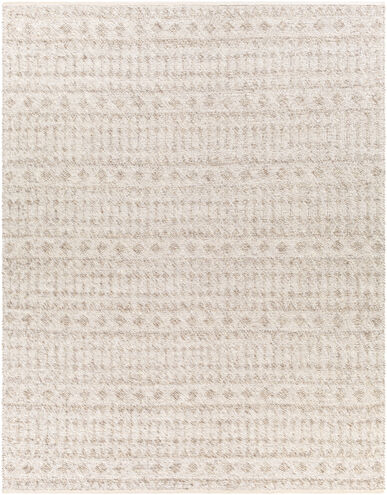 Ingrid 120 X 96 inch Metallic Silver Rug in 8 x 10, Rectangle
