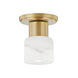 Centerport LED 5.75 inch Aged Brass Bath Bracket Wall Light