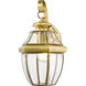 Monterey 1 Light 13 inch Antique Brass Outdoor Wall Lantern