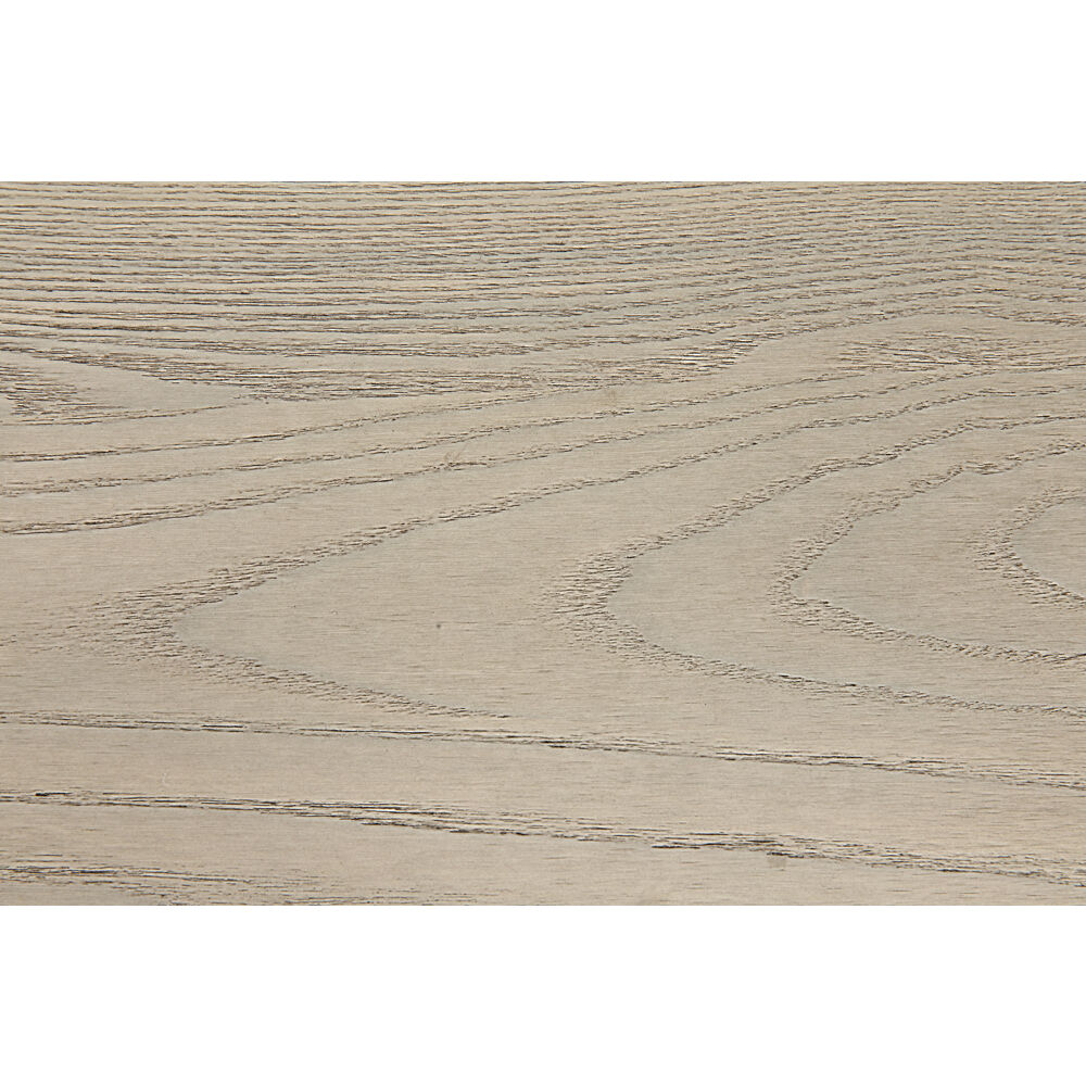 Curved Front 30 X 28.5 inch Vintage Grey Side Table