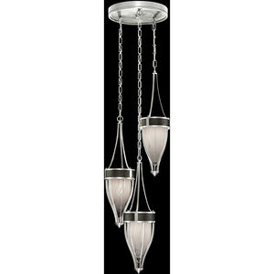 Mirage 3 Light 17.5 inch Silver Pendant Ceiling Light