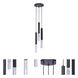 Cypress 3 Light 10.63 inch Black Pendant Ceiling Light