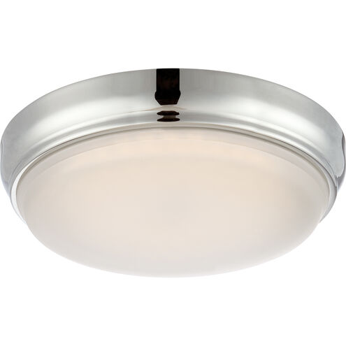 Dot LED 11 inch Polished Nickel Flush Mount Ceiling Light