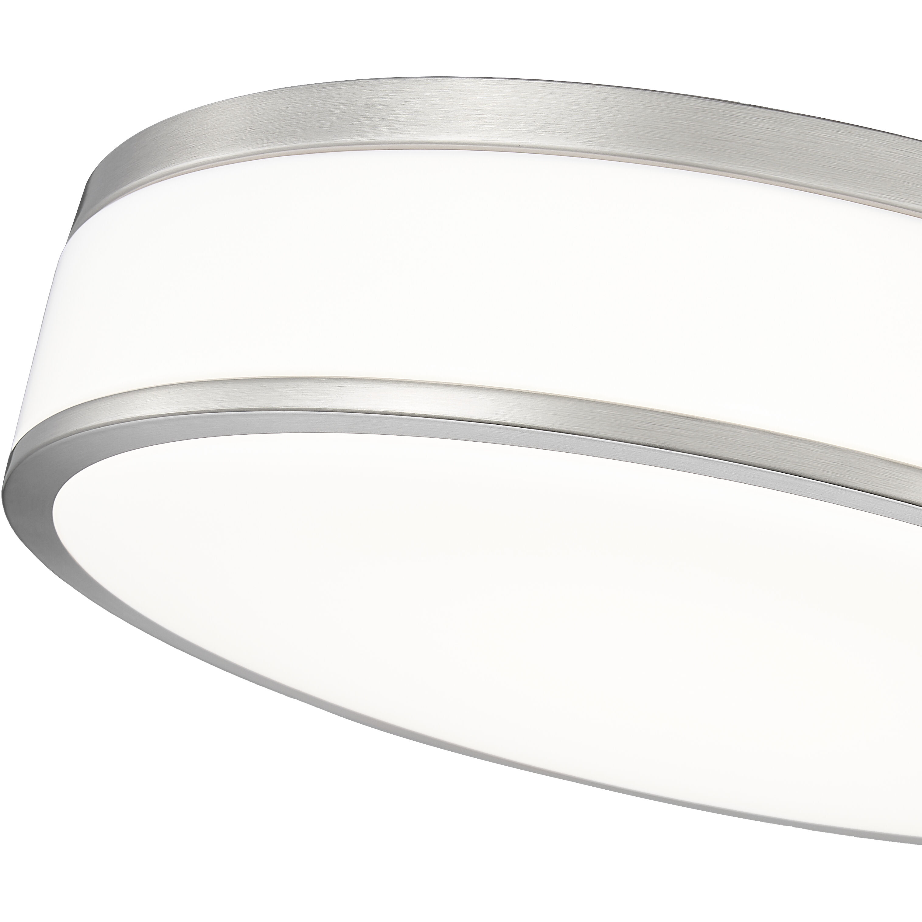 Ballord LED 16 inch Brushed Nickel Flush Mount Ceiling Light