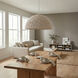Breanne 4 Light 35 inch Vintage White Pendant Ceiling Light