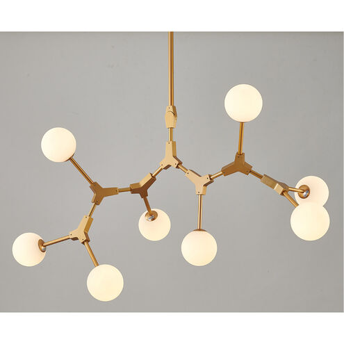 Canada 8 Light 20 inch Gold Chandelier Ceiling Light