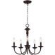 Candle 5 Light 19.00 inch Chandelier