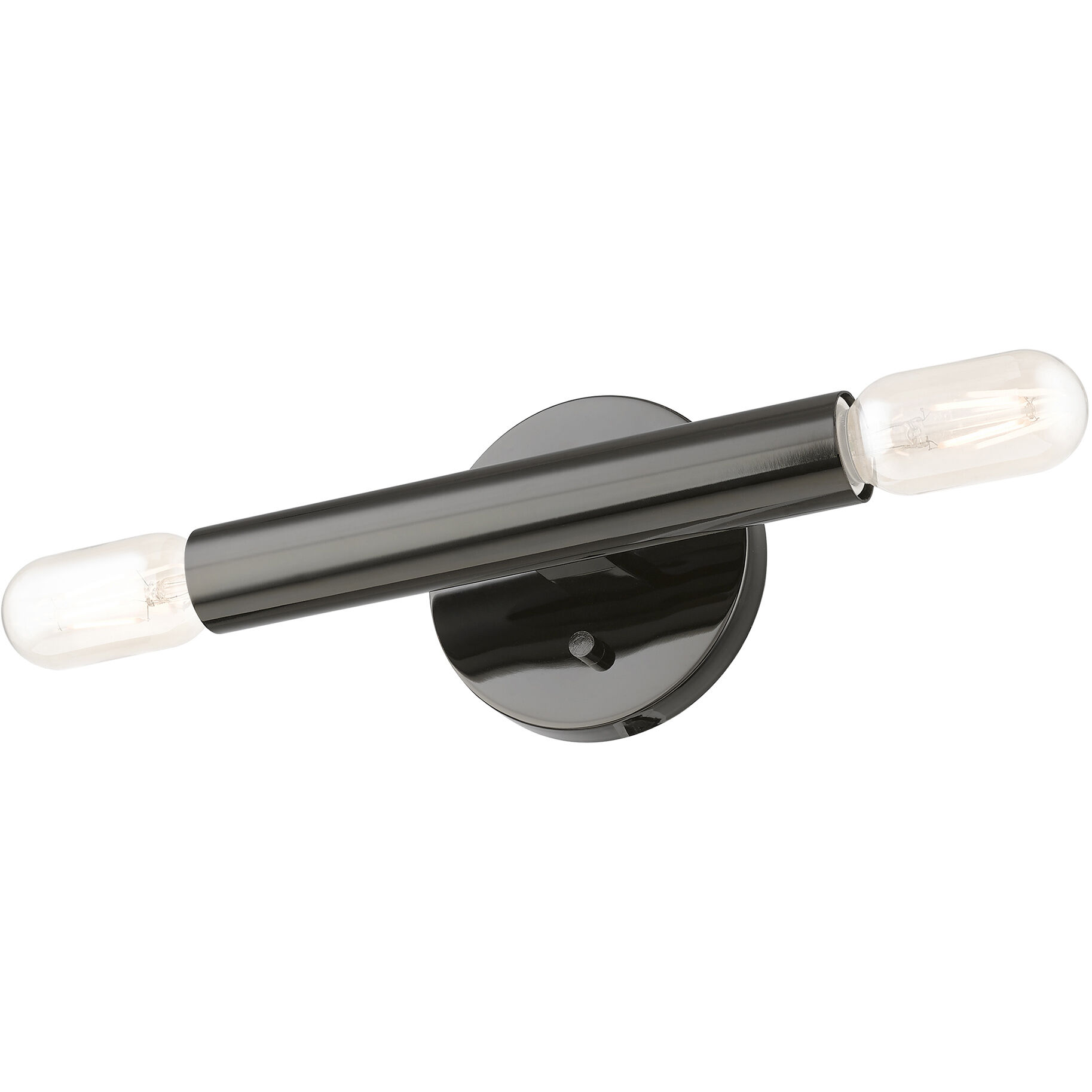 Copenhagen 2 Light 5 inch Black Chrome ADA Sconce Wall Light