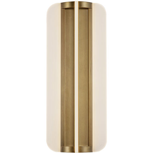 Anders LED 7 inch Vintage Brass Bath Vanity Light Wall Light