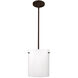 Tamburo 8 LED Bronze Stem Pendant Ceiling Light