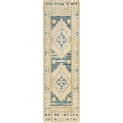 Anadolu 96 X 30 inch Light Grey Rug in 2.5 x 8, Runner