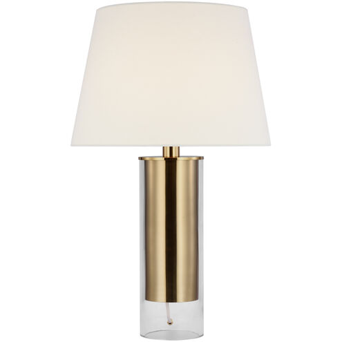 Paloma Contreras Anais 26.75 inch 15.00 watt Clear Glass and Polished Brass Table Lamp Portable Light, Medium